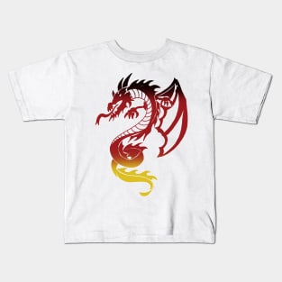 German Dragon Tattooo Kids T-Shirt